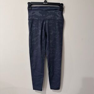 NWT Zyia active gray battleship camo luxe high rise 7/8 leggings size 2